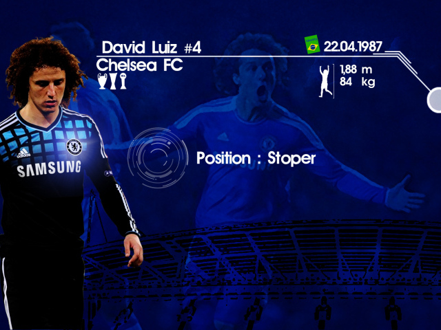 Лучший футболист Челси Давид Луис