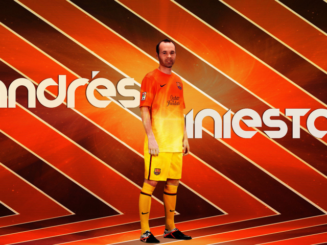 Лучший игрок Барселоны Андрес Иньеста