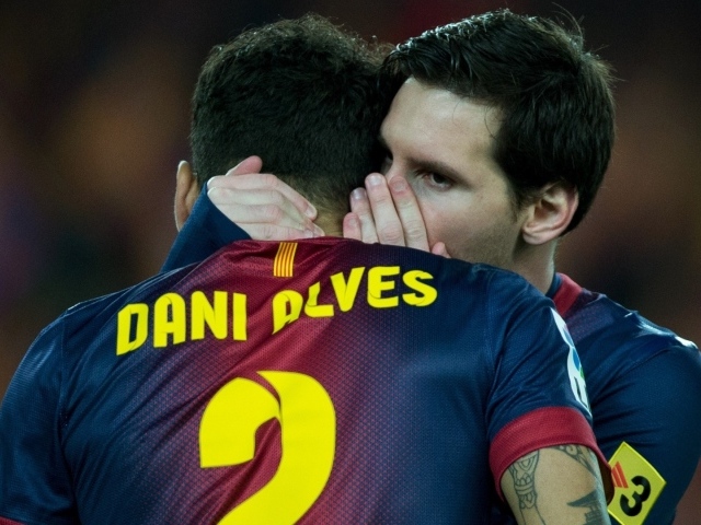 Лучший игрок Барселоны Даниэл Алвес