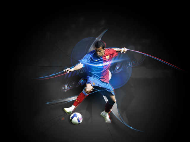 Защитник номер 2 Барселоны Даниэл Алвес