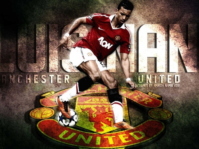 Футболист номер 17 из Манчестер Юнайтед Луиш Нани