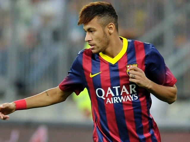 Нападающий Барселоны Неймар