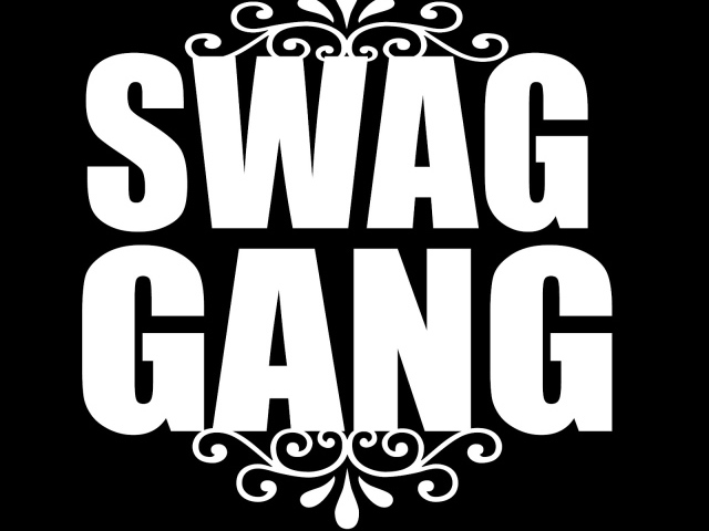 Надпись swag gang
