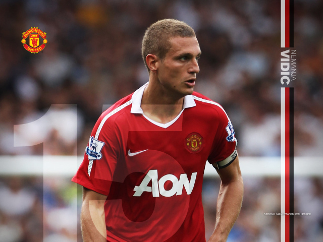 Основной защитник Манчестер Юнайтед Неманья Видич