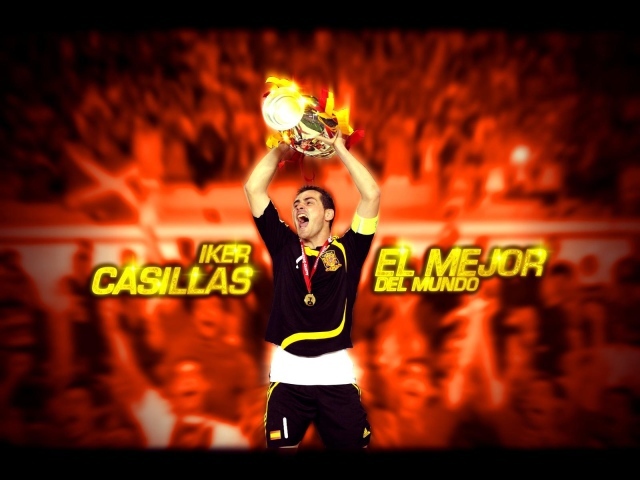 Игрок вратарь Реал Мадрида Икер Касильяс