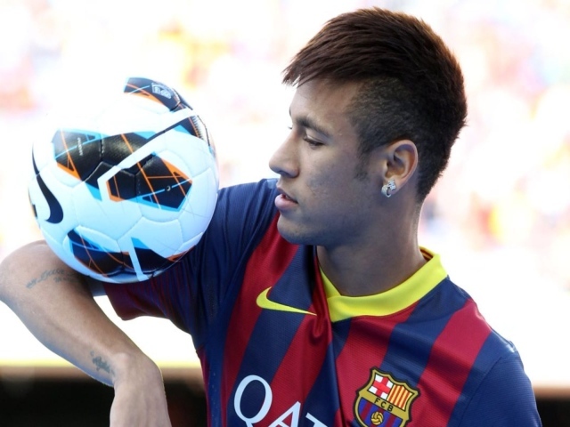 Игрок Барселоны Неймар