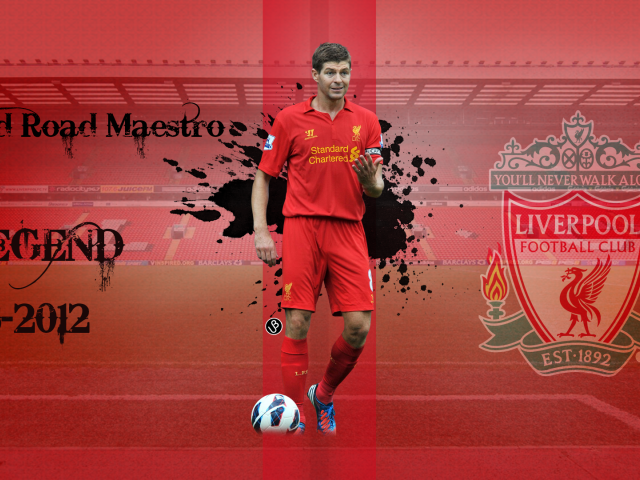 Игрок Ливерпуля Стивен Джеррард