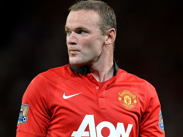 Игрок Манчестер Юнайтед Уэйн Руни крупным планом