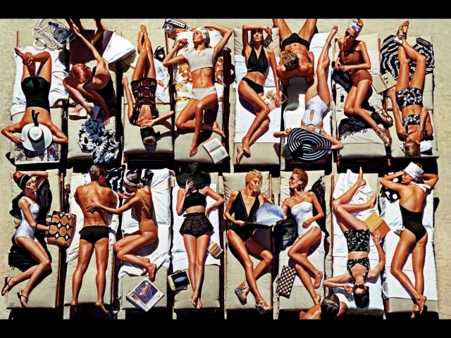 Фотография людей на пляже