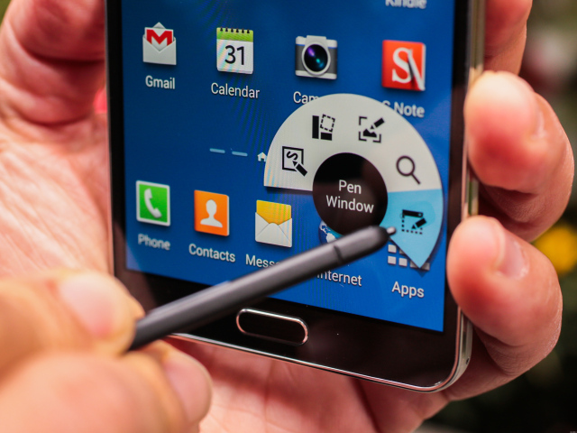 Новый Samsung Galaxy Note 3, окно S Pen 