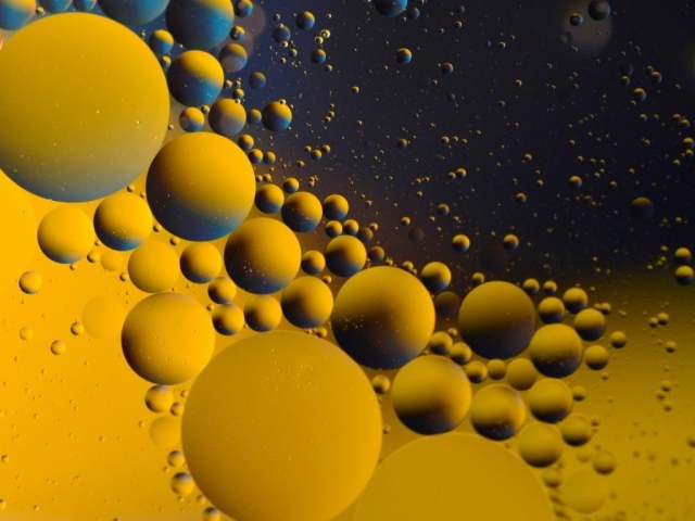 Пузыри воздуха в масле