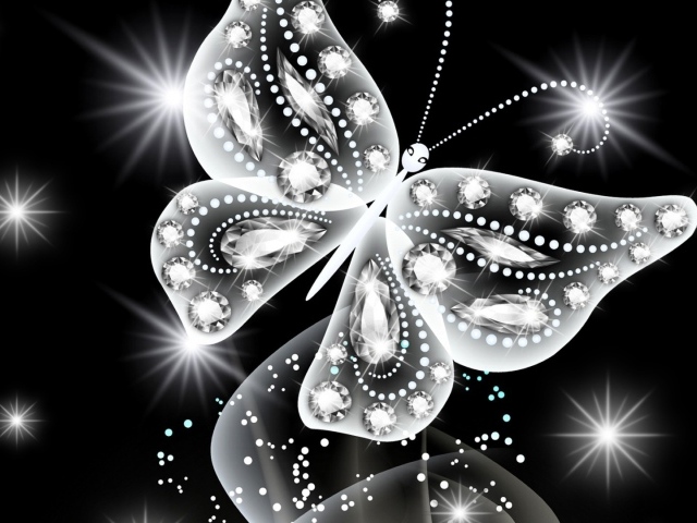 Черная бабочка