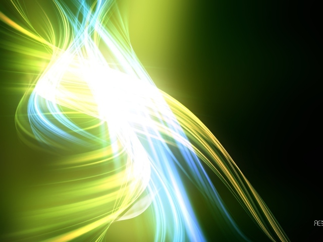 Зеленая абстракция