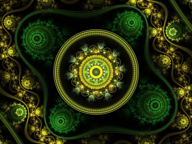 Зеленая абстракция