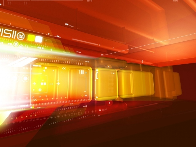 Оранжевый техно дизайн 