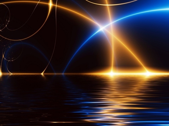 Вспышки на воде