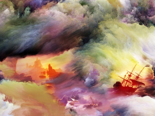 Шторм в море