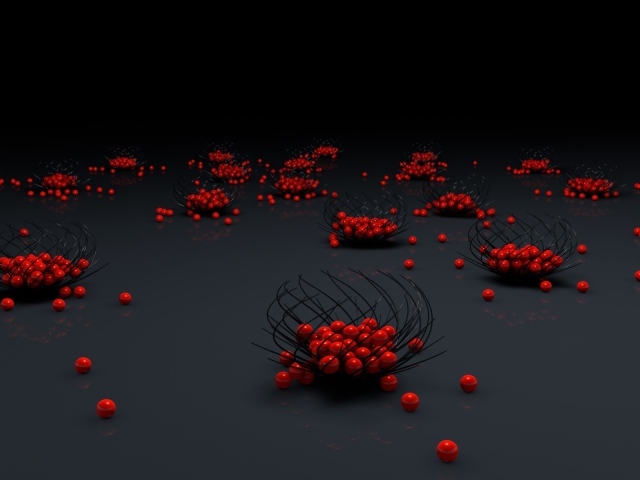 Оранжевые шарики