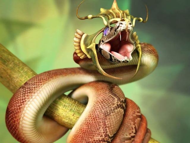 Змея в золотой короне