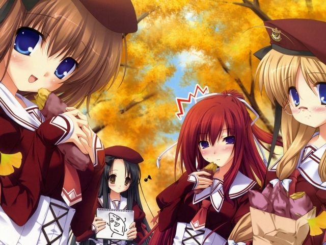 Обои с девушками Аниме