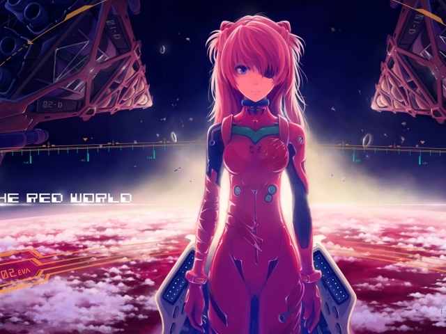 Аска Лэнгли Сорю аниме девочка