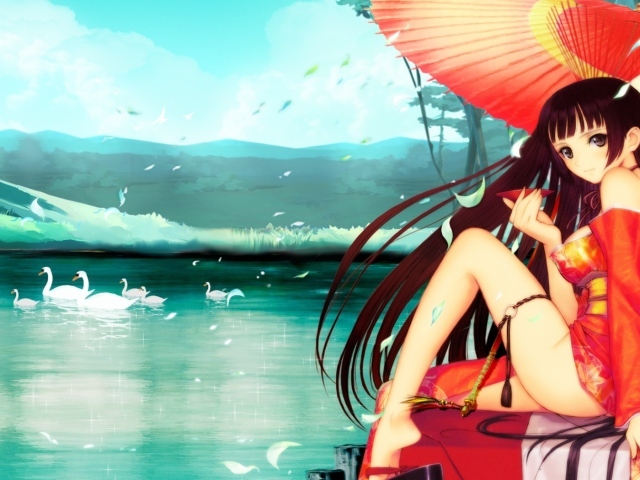 Аниме девушка Хёнтай