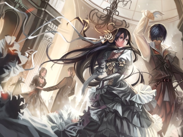 Девушка и парень танцуют