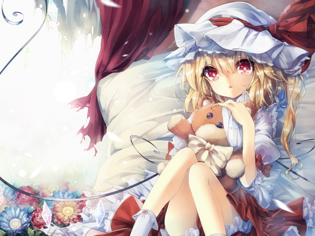 Девочка с медвежонком