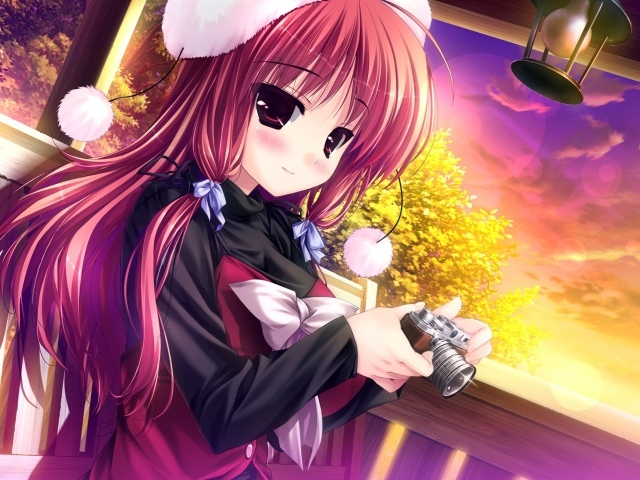 Девочка с фотоаппаратом