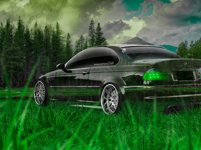 Прозрачный BMW