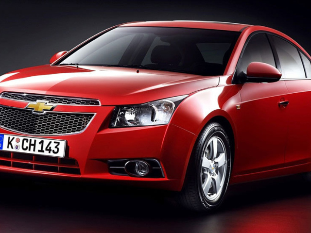 Красный Chevrolet Cruze