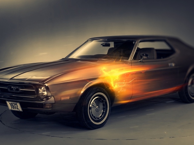Ford Mustang 1972 год