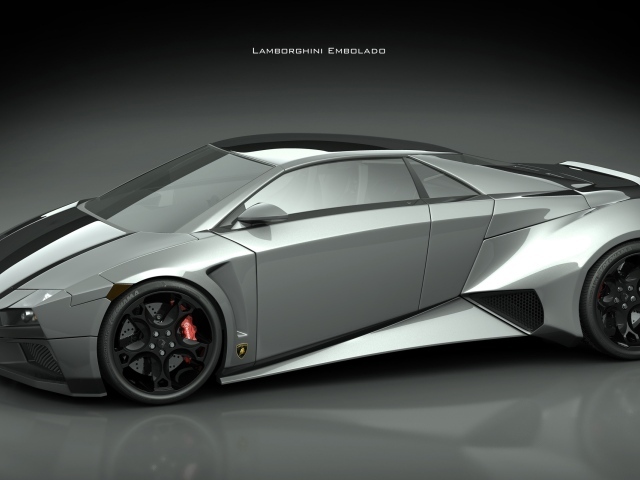 Автомобиль Lamborghini embolado