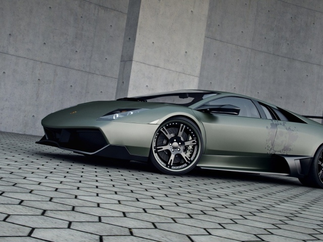 Красивый Lamborghini Murcielago LP720