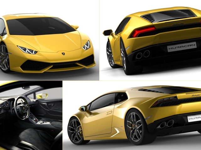 Новая машина Lamborghini Huracan