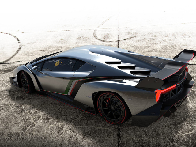 Надежная машина Lamborghini Veneno