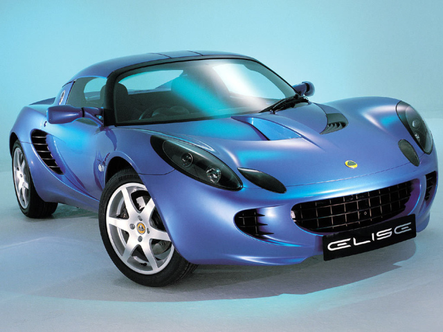 Голубой Lotus Elise