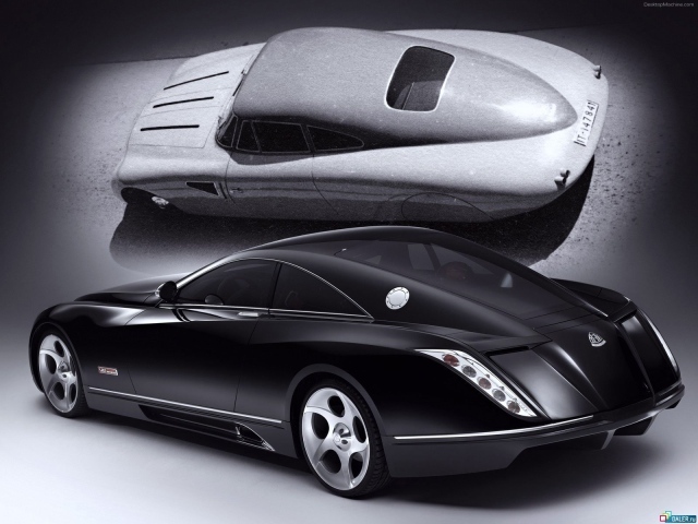 Красивый автомобиль Maybach  Exelero