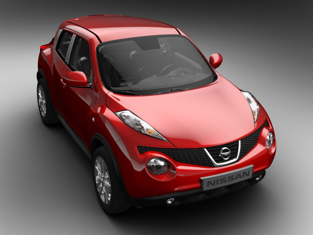 Автомобиль Nissan Juke на дороге