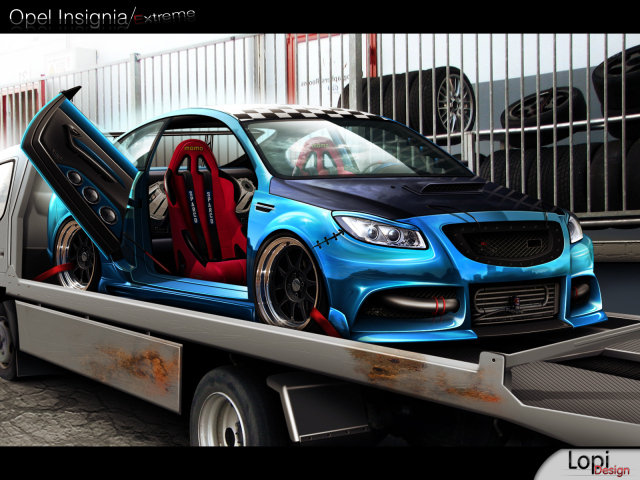 Новая машина Opel Insignia