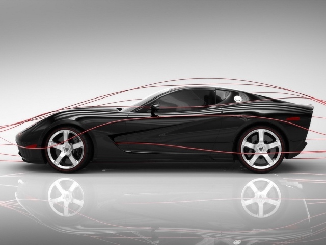 Супер кар Corvette mallett