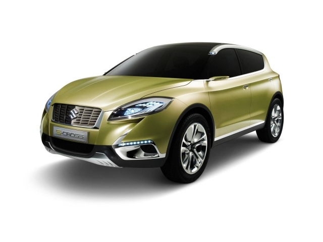 Красивый автомобиль Suzuki S-Cross 2014