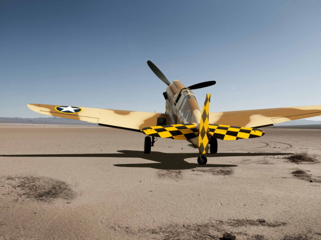 Самолет в пустыне