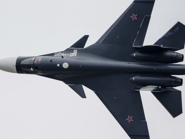 Вид истребителя сверху