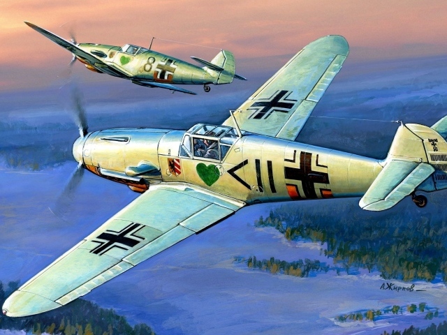 Военный самолет ме -109