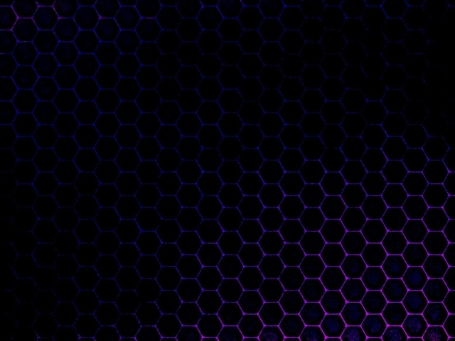 Черные обои с голубыми шестиугольниками