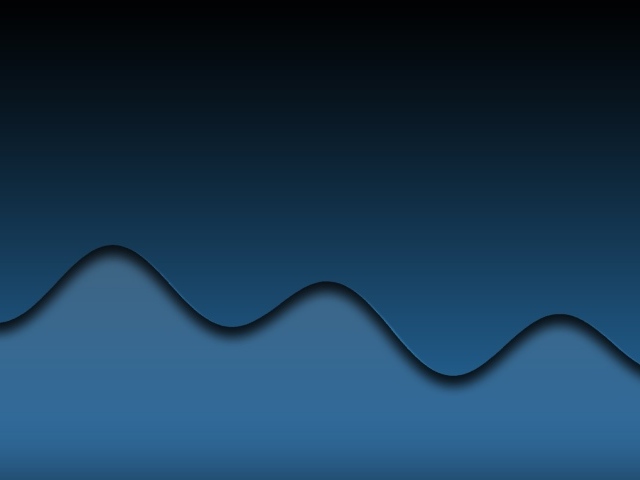 Волны синего цвета