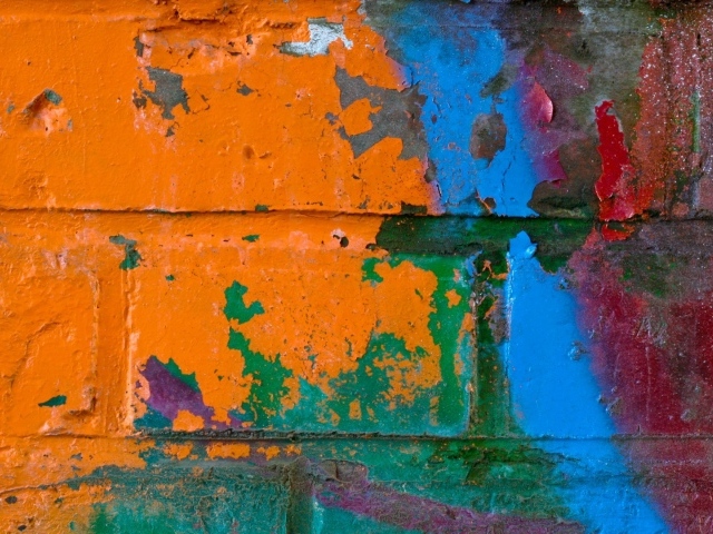 Граффити на кирпиче