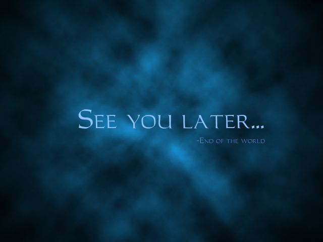 Предупреждение о апокалипсисе