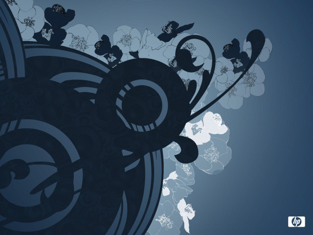 Черные цветы HP